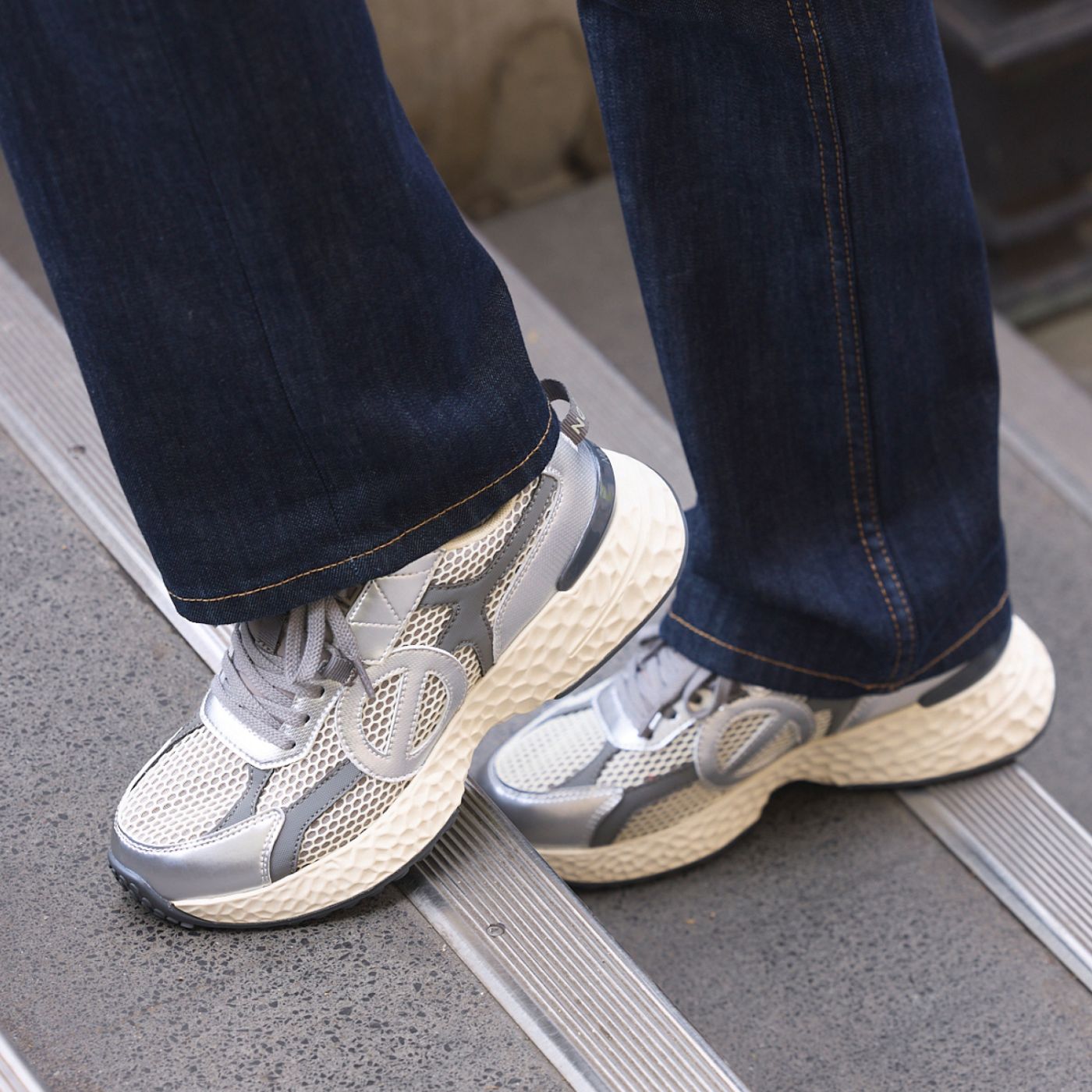 CARTER 2.0 RUNNER W - L.MESH/METAL - BEIGE/ARGENT